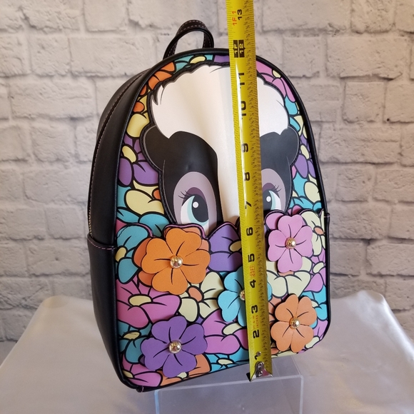 Loungefly Bambi Flower Floral Disney Mini Backpack Bag - Picture 15 of 16